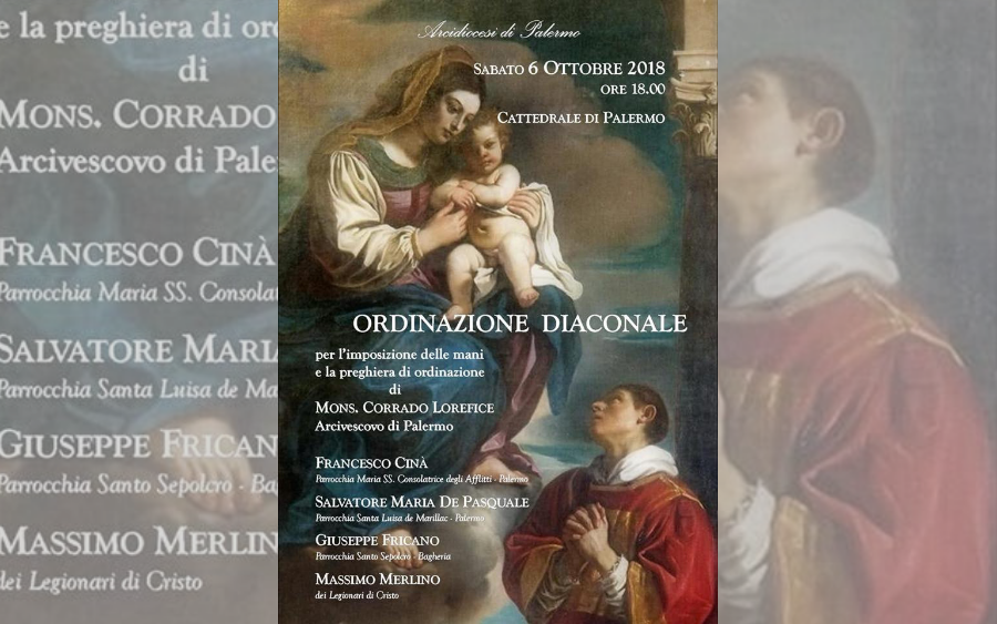 Ordinazione diaconale Massimo Merlino, LC